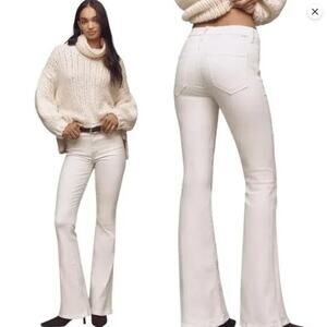 MOTHER Weekender Skimp High Rise Flare Jeans Play Date Size 26